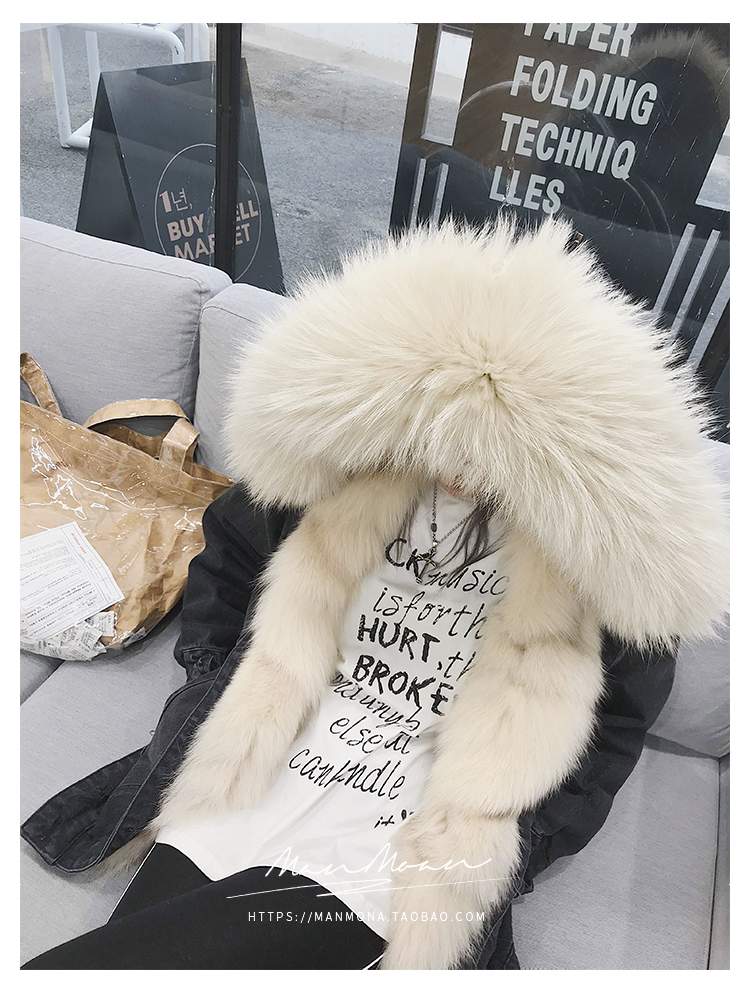 Manteau de fourrure femme MANMONA - Ref 3174090 Image 42