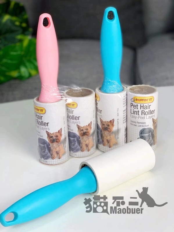 Meow Fuck Roller Brush Dust Brush Dính / Viscous / Roller Loại bỏ lông mèo trên quần áo - Mèo / Chó Đồ chơi