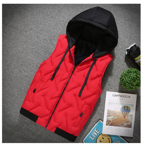 Mùa thu và mùa đông cổng gió vest nam ấm áp cotton vest nam dày vest thanh niên vest cỡ lớn các kiểu áo ghi lê nam