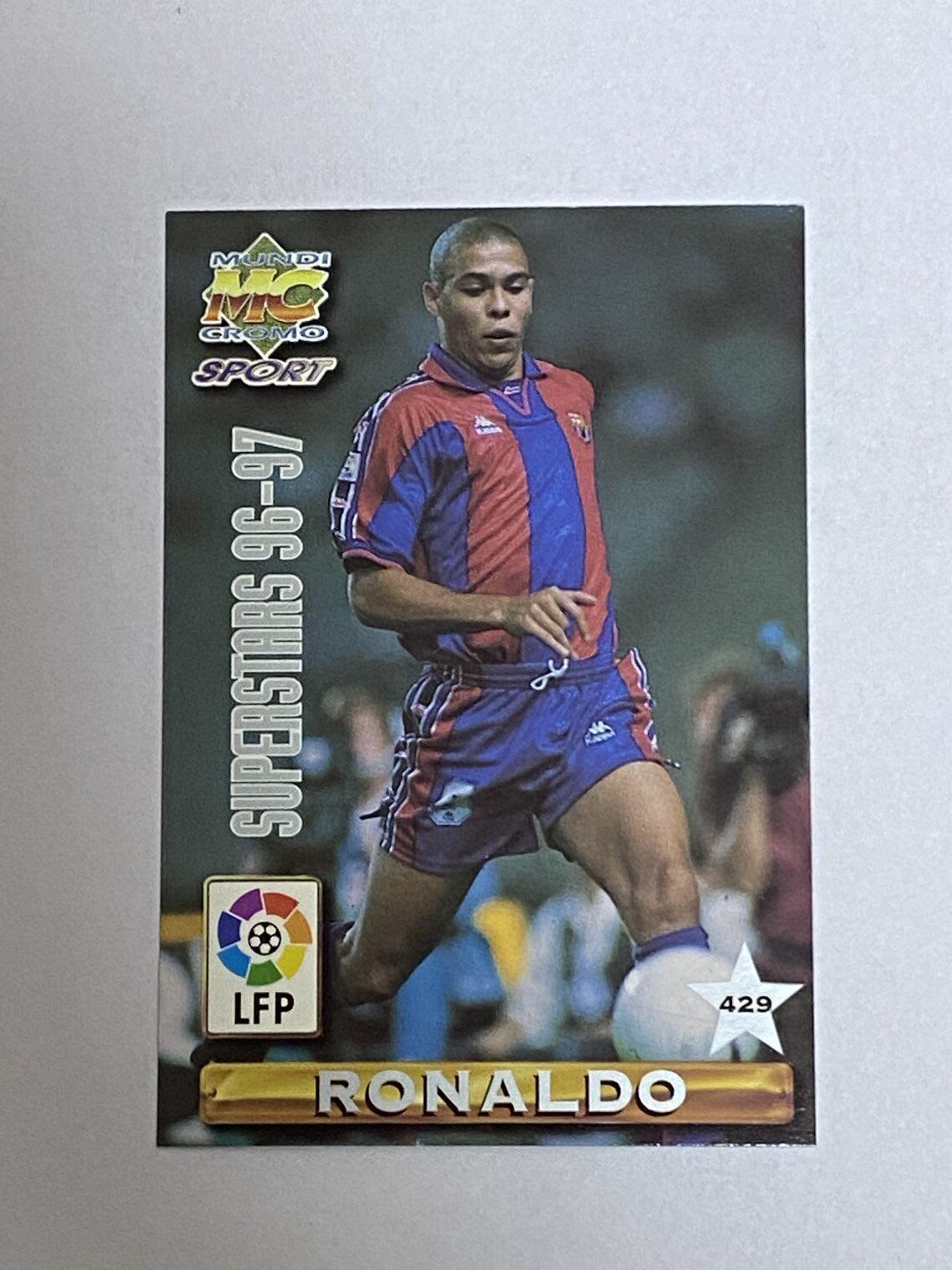 MC 1997 Western A star card double face Carronaldo Giovanni Barcelona-Taobao