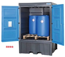 Germany Denios polyethylene storage cabinet 211946 PE storage cabinet