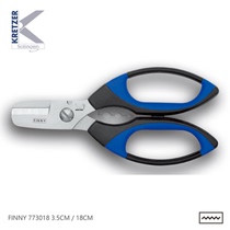 KRETZER cable scissors 773018 stiffened nylon cable tie scissors stainless steel safety industrial scissors