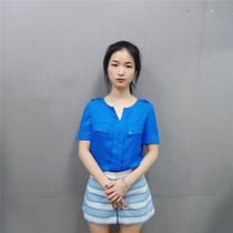 G Family price clear cabin 53248102 Summer Snow Spinning Temperament OL Commute Comfort Blouse Shirt Woman