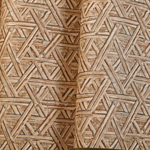 New Chinese style nostalgic retro willow straw wallpaper Teahouse farmhouse hotel wallpaper barbecue shop National style quaint