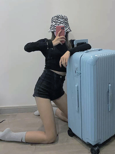 40-inch extra large capacity suitcase for men, ins internet celebrity suitcase for women, 32-inch thick zippered universal wheel trolley case