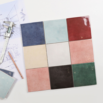 Adventure Garden Spanish tiles Nordic small square tiles Net red ins wind Kitchen toilet toilet Toilet wall tiles