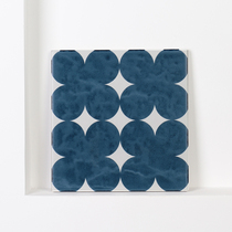 Blue American retro Nordic tiles Tile Floor tiles Wall tiles Balcony bathroom Bathroom Kitchen Toilet Non-slip