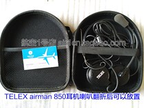 Civil aviation pilot aviation headset Telex Airman 750 850 Storage bag Headset Case