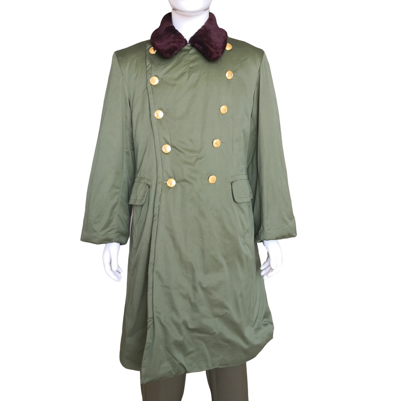 Inventory new 85 army green cotton coat long winter military fans cold-proof and warm outdoor door guards on duty security