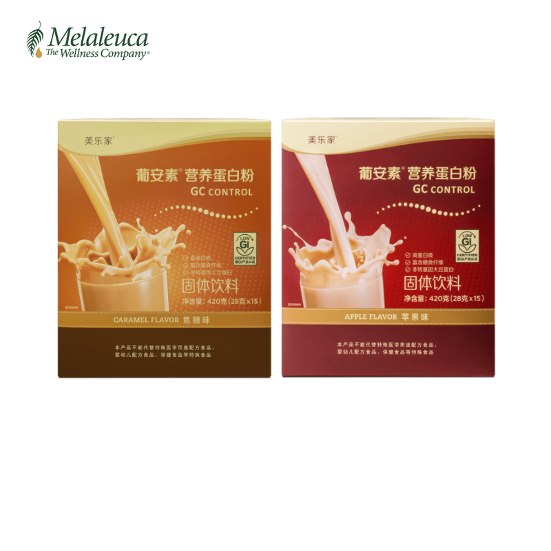 Melaleuca Puansu Protein Powder 8741 Caramel Flavor 8742 Apple Flavor 420g Adult