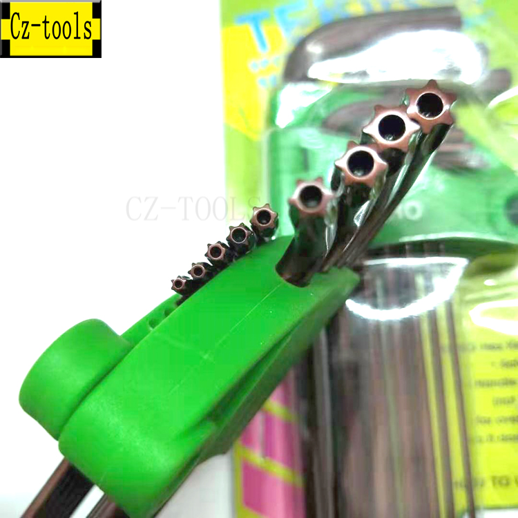 TEKIRO Taiwan Tuoma 9 pieces of sleeve ball head Inner Hexagon Wrench Suit Screwdriver flat Plum Blossom Male System