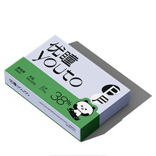 优瞳隐形眼镜爽感月抛近视透明高清透氧