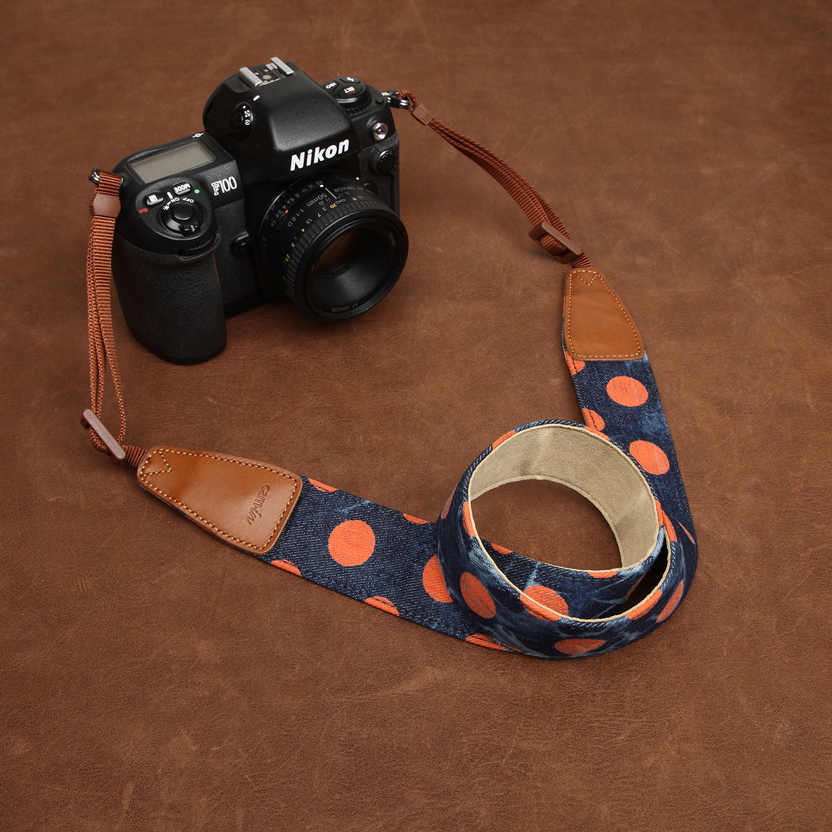 cam-in cotton fabric personality denim round point single eye micro single eye camera camera holding baby bag applicable Sony Foxinconn