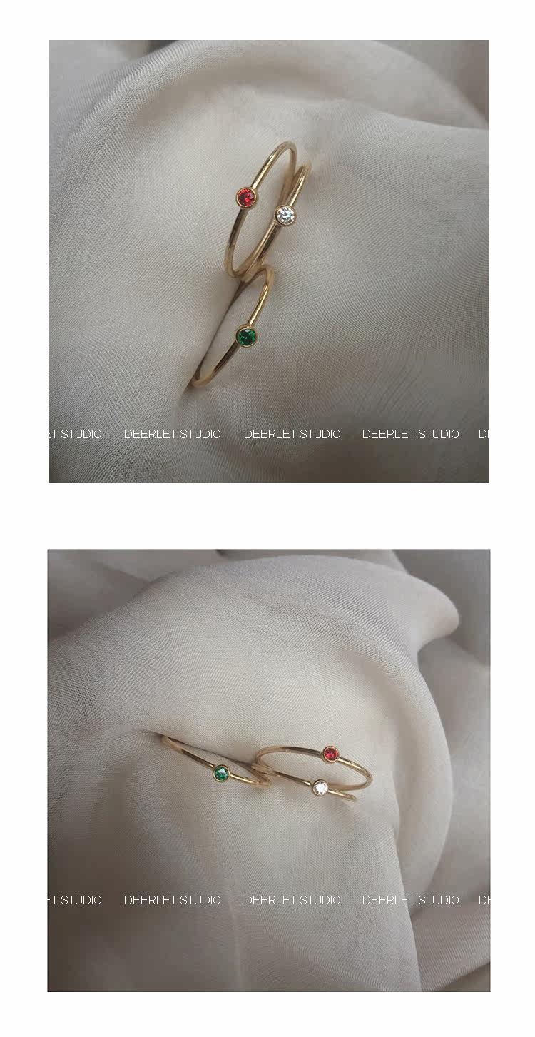 Bague Femme OTHER   en Zircon naturel - Ref 3087435 Image 18