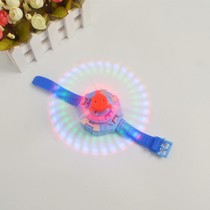 Electric toy Children 3 lights music wrist windmill LED colorful flash glowing watch