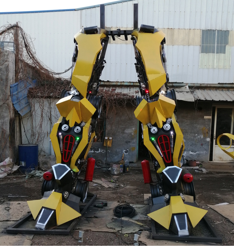 Máy biến áp lớn Bumblebee Optimus Prime Model 1/2/3 mét Robot Square Trang trí ngoài trời sắt tùy chỉnh - Gundam / Mech Model / Robot / Transformers bộ dụng cụ lắp ráp gundam