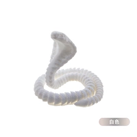 Подвижная кобра (белая) 80см