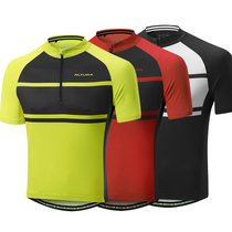 Foreign trade inventory mens summer short-sleeved bicycle riding clothes jacket running riding fast-drying sweat short-sleeved T-shirt