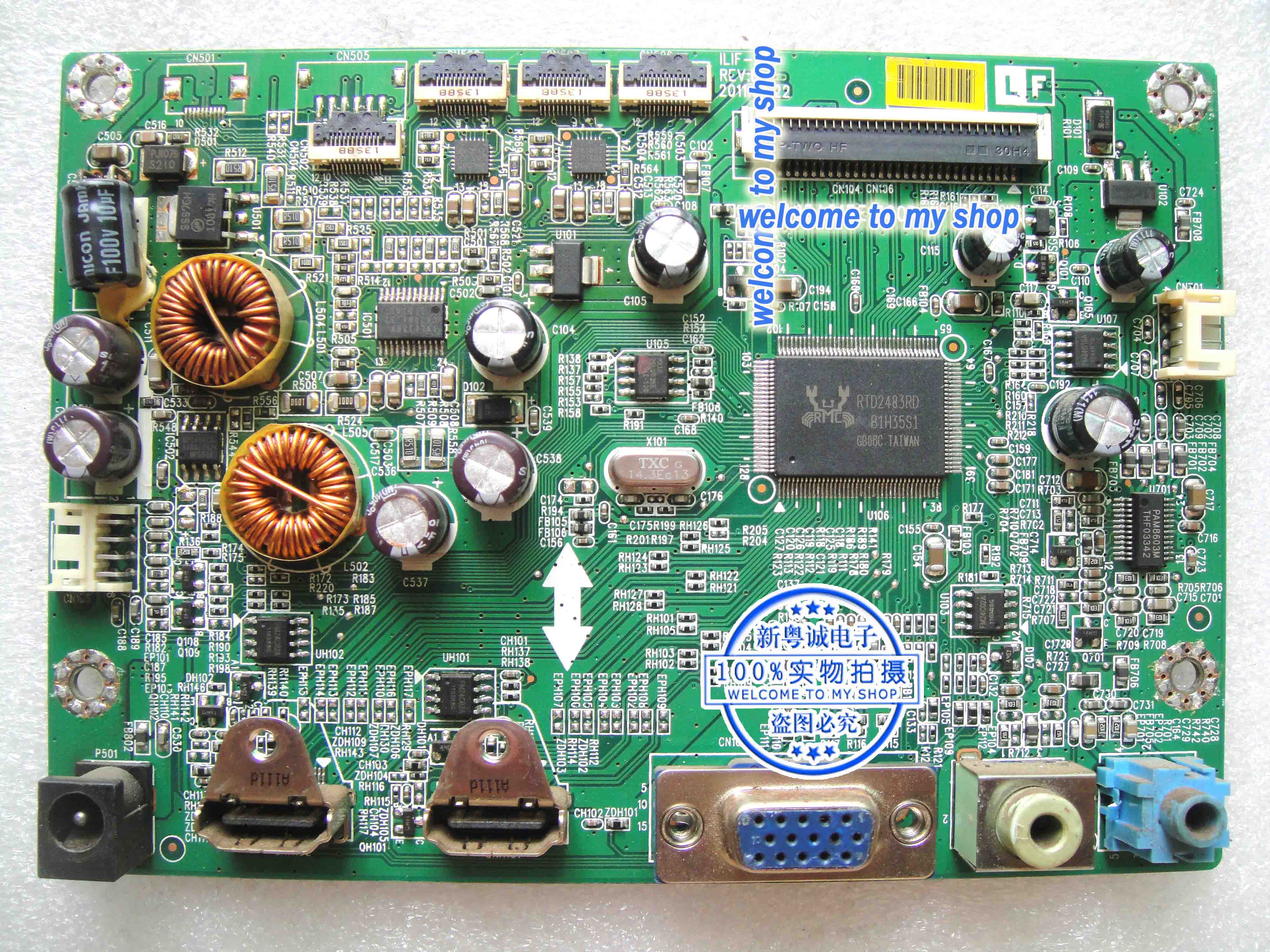 ViewSonic VX2753MH-LED Driver board VS13918 motherboard ILIF-276 492A015E1300R