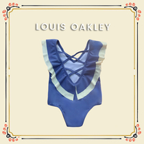 Childrens ONE-piece swimsuit discount season]LOUIS OAKLEY sunscreen baby swimsuit 2021 new girls swimsuit