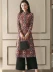 Bộ đồ nữ 2020 mùa xuân và mùa thu mới kiểu Trung Quốc in phong cách dân tộc retro cải tiến sườn xám quần ống rộng quần hai dây phù hợp - Bộ đồ Bộ đồ