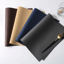 Thickened Nordic Leather Dining Mat Insulation Mat Waterproof Greaseproof Dining Table Cushion Home Bowl Cushion Disc Cushion Ins Wind Western Dining Mat
