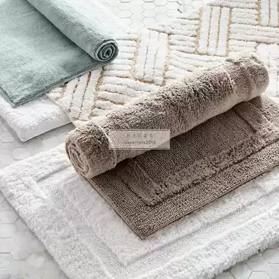 Home bathroom floor mat Resort Turkey imported cotton machine washable super thick soft absorbent bath mat foot mat