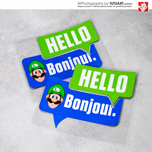 TUTU TUTU car stickers Creative window stickers Countries say hello Side glass stickers Fun dialog Waterproof reflective stickers