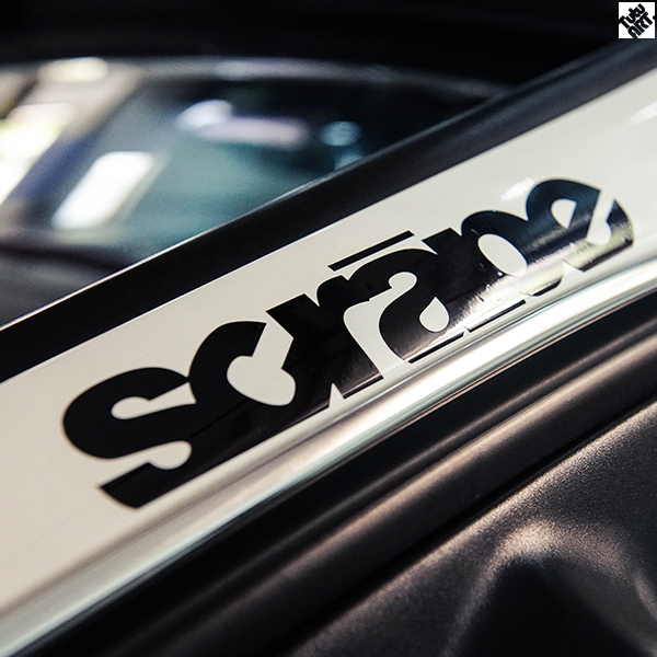 TUTU graphic cars SCRAPE personality text sticker HF body decoration reflective scratch obstruction sticker