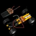 Xe điều khiển từ xa hai chiều DIY hướng dẫn sử dụng lớp đồ chơi lắp ráp xe công nghệ sản xuất nhỏ hai loại bánh xe