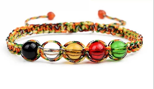 Модный этнический браслет с одной бусиной подходит для мужчин и женщин, браслет из бисера, этнический стиль