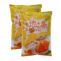 Three Tong Wanfu Golden Sweet Potato Fructus Sweet Potato Strip Fried Sweet Potato Strip Western Restaurant Fried Snacks 1kg