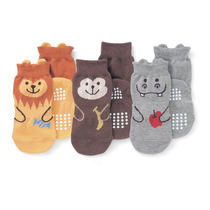 0-1-3 0-1-3-year-old spring baby anti-fall socks one thousand anecdotts for male and female babies anti-fall short socks ~ childrens pure cotton socks