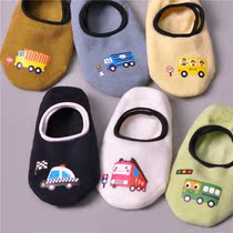 0-3 years old spring and autumn children boy baby non-slip bottom toddler socks set cotton boat Socks baby socks