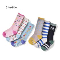 Spring Autumn Baby Stockings 1-3-5 Year Old Children Socks Baby Midcylinder Non-slip Socks one thousand Anecdox Spring Children Cotton Socks