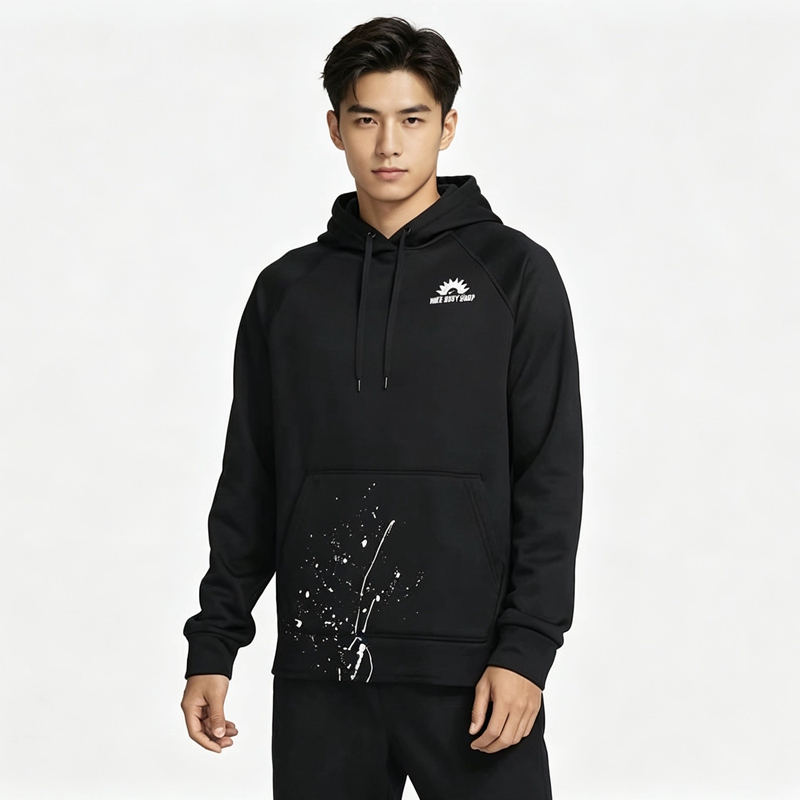 Nike New Men's Velvet-Lined Casual Sweatshirt Hooded Sports Sweatshirt Dv9907-010