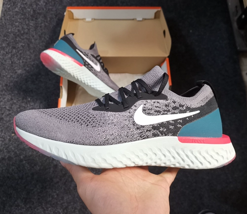 Nike Epic React Flyknit Woven Sneakers Rost Shoes AQ0067-010