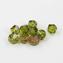 Austrian schist element crystal rhombus bead DIY string beads accessories tip beads 5328-228