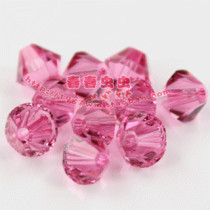 Austrian schist element crystal 209 Mei red deep powder 5328 rhombus pearl pointed bead DIY string bead accessory