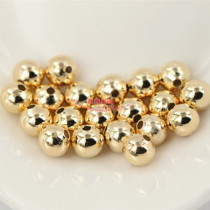 Domestic 24K Gold Gold Gold Series gold beads DIY jewelry accessories