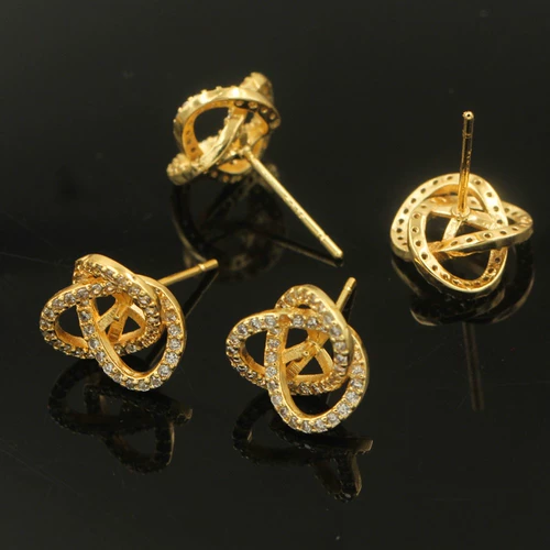 Медные серьги, аксессуар, аксессуары, микроинкрустация, DIY