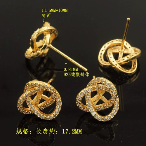 Медные серьги, аксессуар, аксессуары, микроинкрустация, DIY