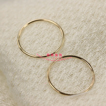 Unfolded American 14K gold gold injection 14 20GF ring closed ring ring knuckle ring GF175