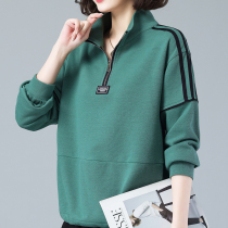 Mother Weater Spring and Autumn 2022 Mid-year Long new middle aged womens dress headsets Yangqi Fashion middle-aged big code blouses