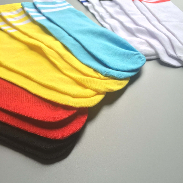 Cotton phần mỏng học sinh của trẻ em 5-9 tuổi 115-140 CM vớ bóng trắng sọc vớ bóng đá vớ thể thao 	găng tay bắt bóng cho trẻ em