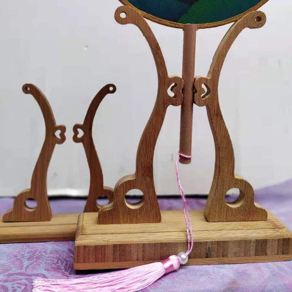 Group fan frame round fan frame bracket group fan China Classical Palace Fan