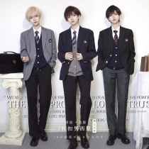 Sakura family jk uniform dk (mens suit) size size student class suit pants set jacket customization