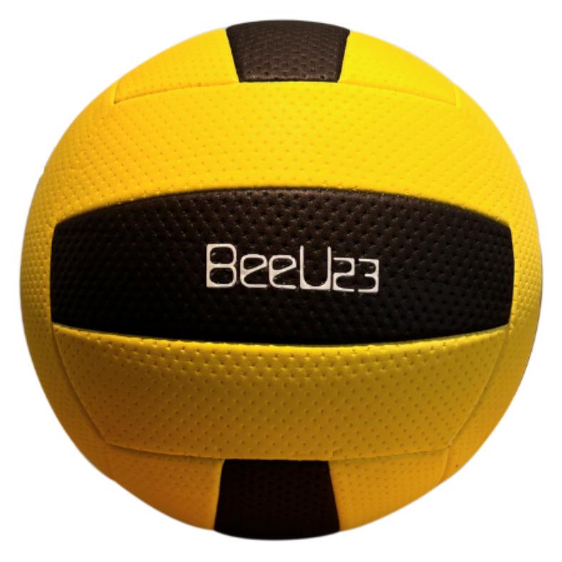 Beeu Air Volleyball Adult Student Competition Tpe Material Sports Training Exam Yellow and Black Color Coach's Special Ball
