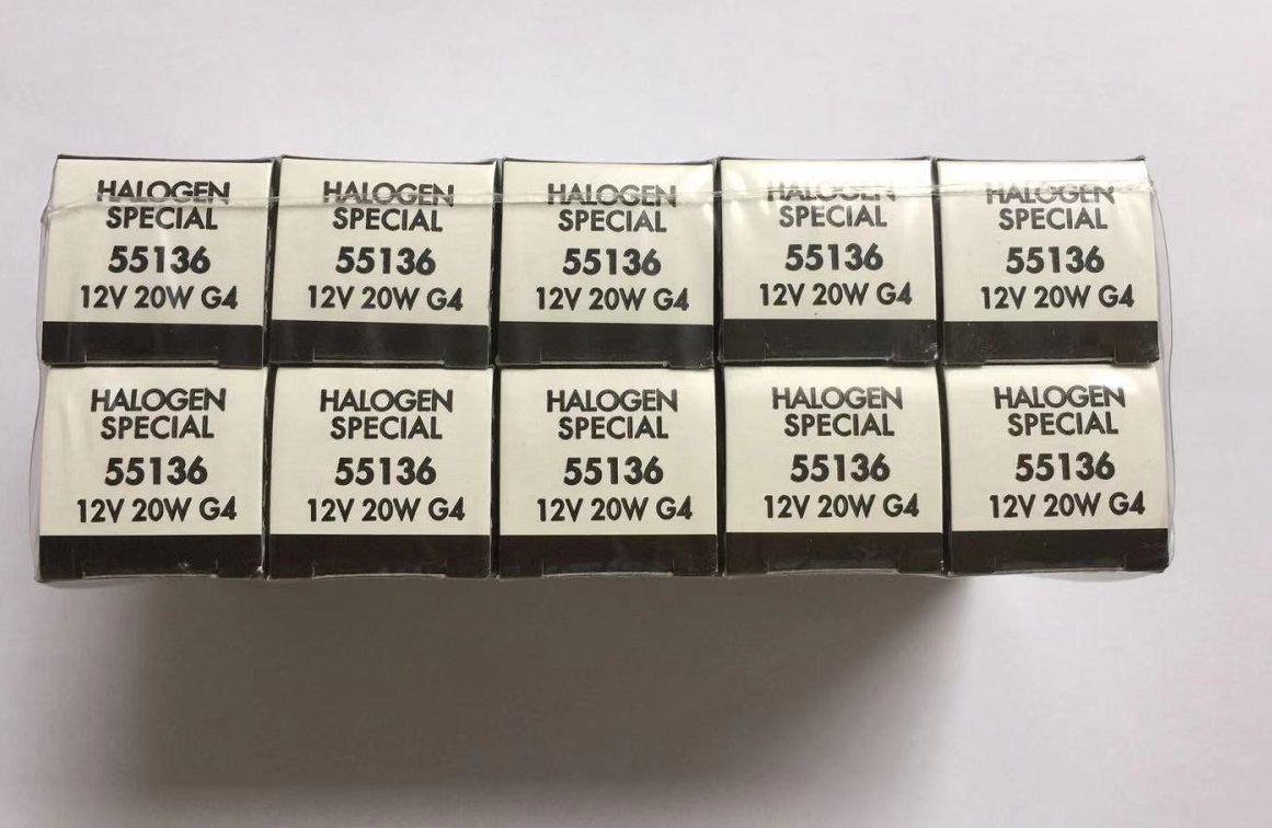 German NARVA Lihua Spectrophotometer Halogen Bulb Rice Bulb 55136 12V20W G4 Vertical Silk