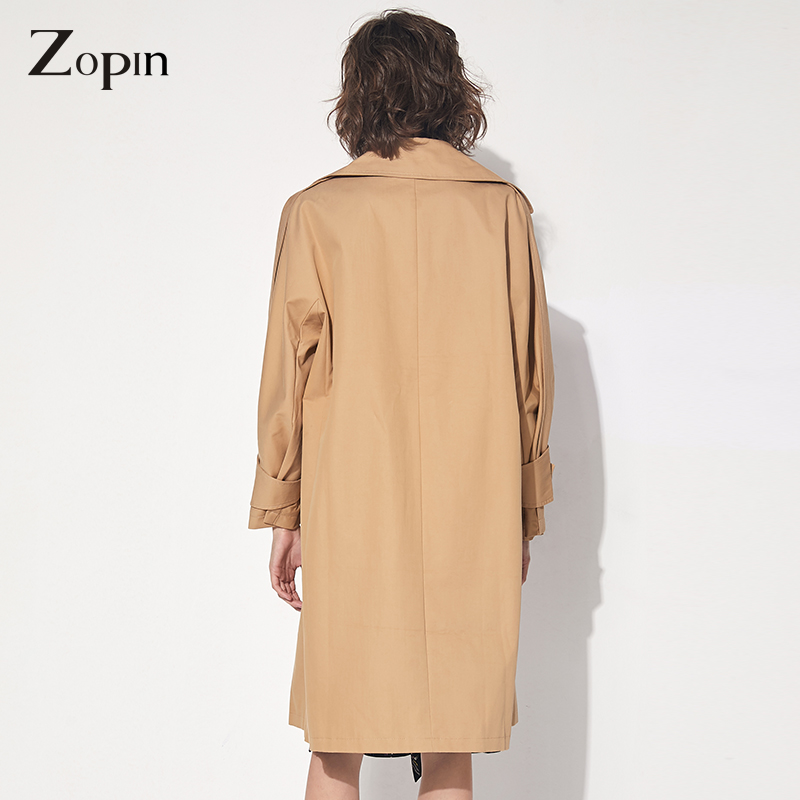 Trench pour femme ZOPIN   en Coton - Ref 3227824 Image 5